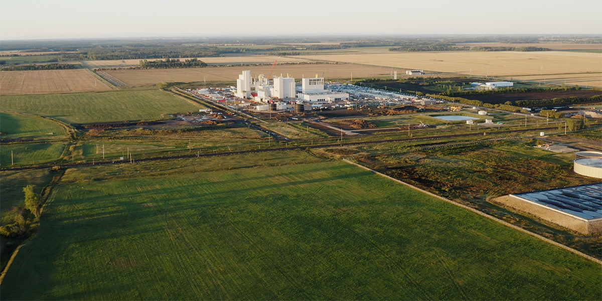 Roquette’s pea-protein facility in Portage-la-Prairie, MB