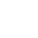 Graphic icon of a drone over a farm field. 