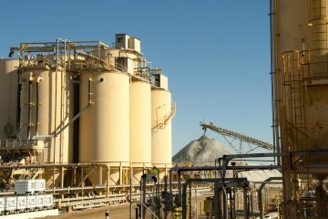 A mining processing plant. 